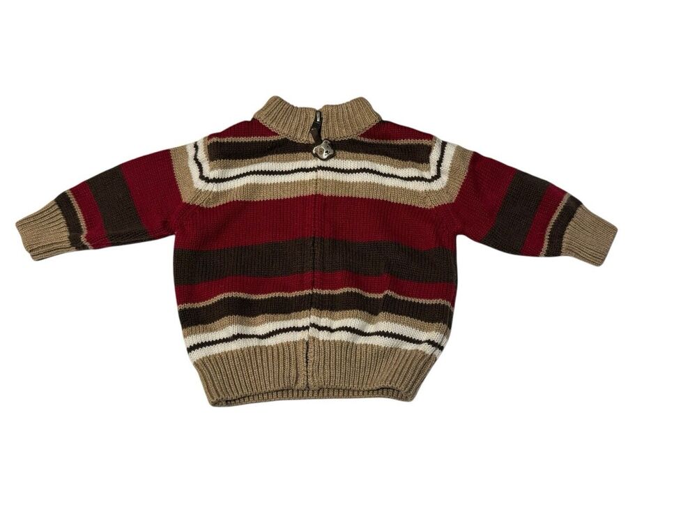 Gymboree Empire State Express Full Zip Cardigan Sweater Jacket 3-6 Months